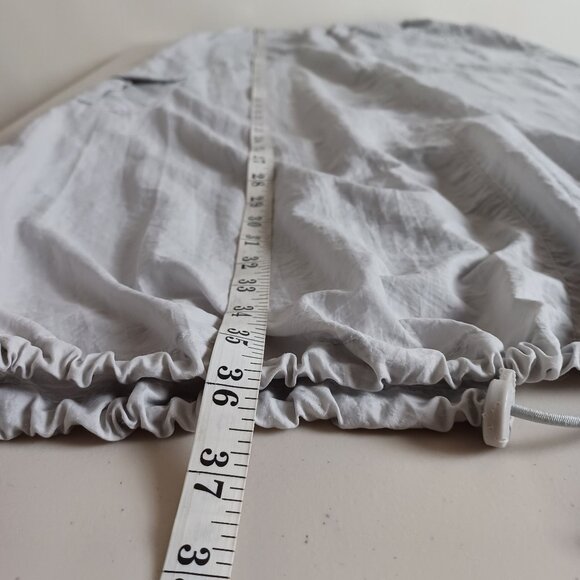 Drawstring-hem Parachute Maxi Skirt - Picture 13 of 16